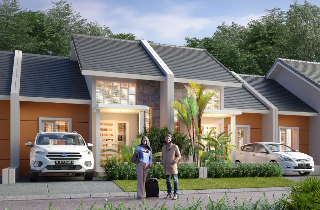 foto tampak rumah tipe 36 / 72 ( REGULER ) perumahan GRAND KENCANA 2