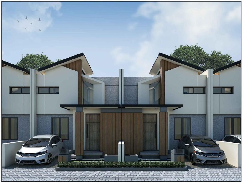 foto tampak rumah tipe Kaiteki Ko perumahan Maharaja Residencee