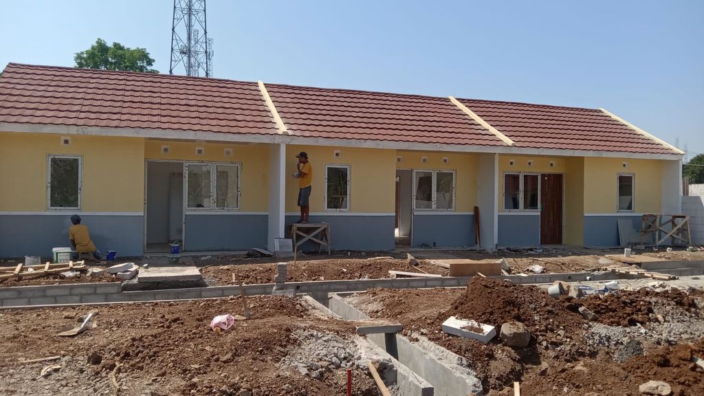 foto tampak rumah tipe 30/134 perumahan PERUMAHAN TELAGA PERSADA ASRI