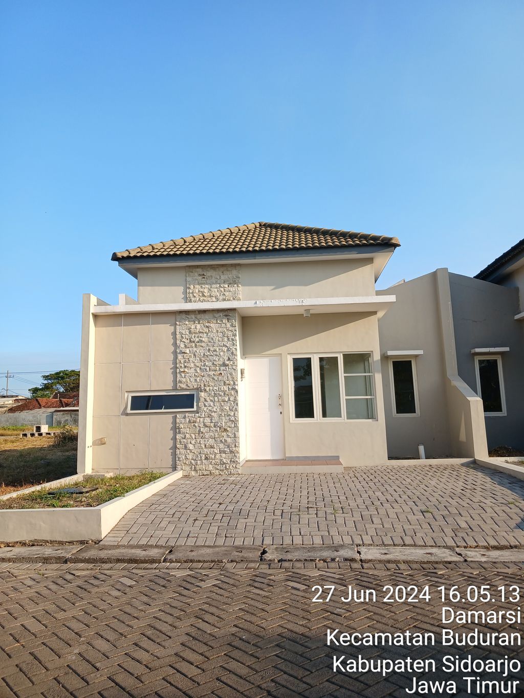 foto tampak rumah tipe 65 BARU perumahan Newtown Park