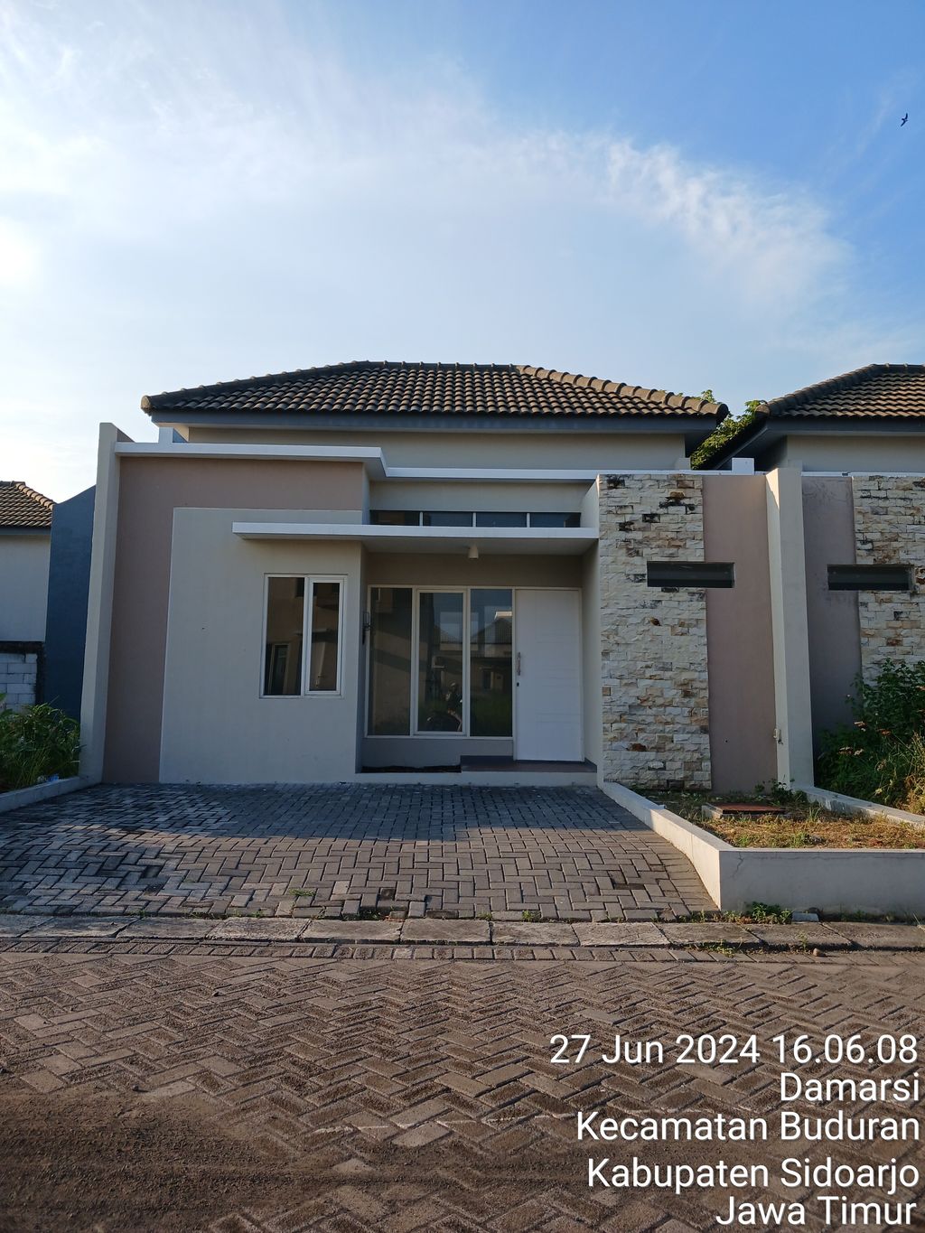 foto tampak rumah tipe 49 BARU perumahan Newtown Park