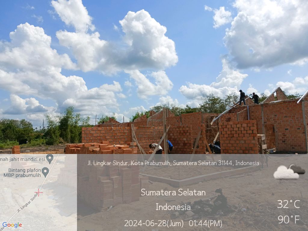 foto posisi tengah perumahan MAHARDIKA REGENCY