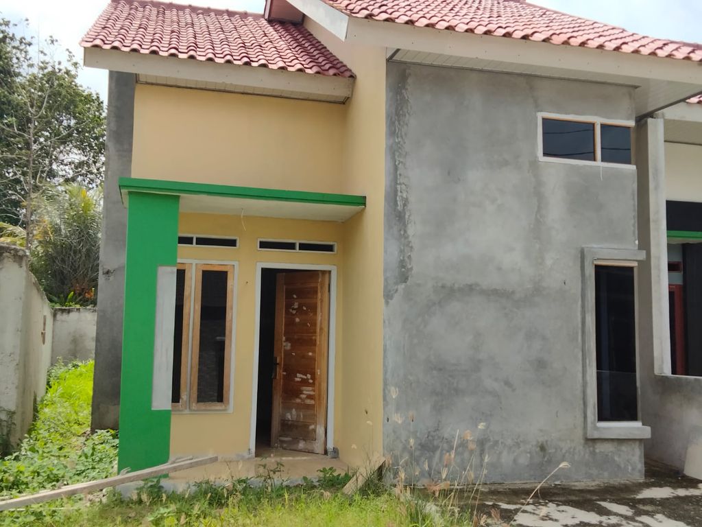 foto tampak rumah tipe A perumahan PURI CINTA RESIDENCE VI
