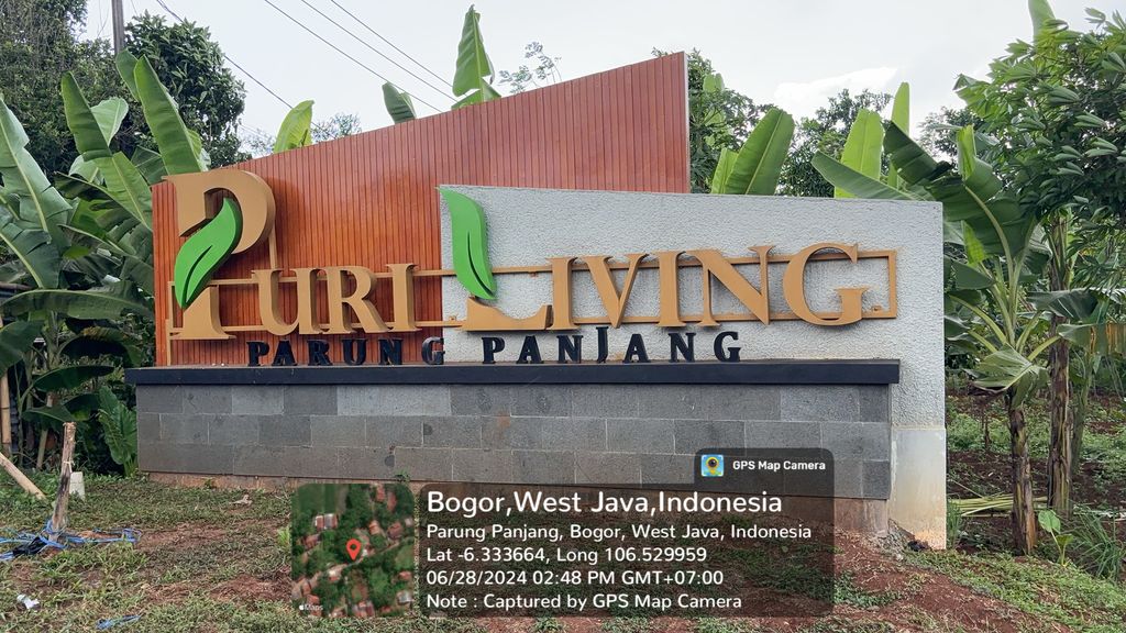 foto gerbang perumahan PURI LIVING