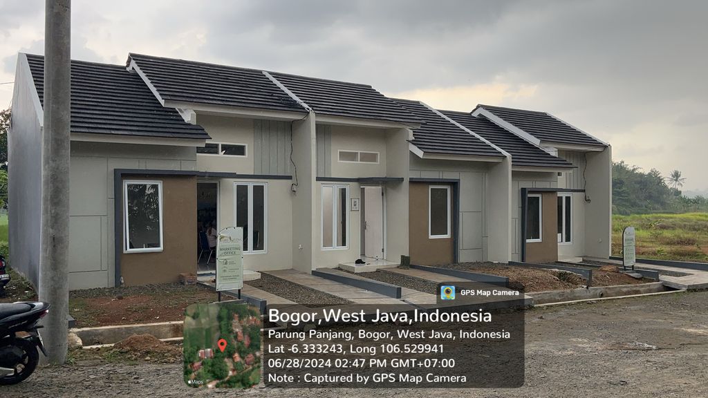 foto posisi tengah perumahan PURI LIVING