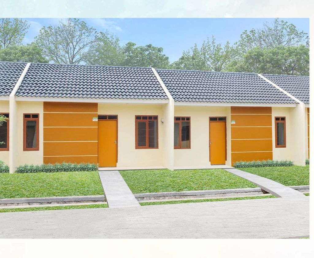 foto tampak rumah tipe 30/108 perumahan PERUMAHAN GRAND ARGO SUBUR