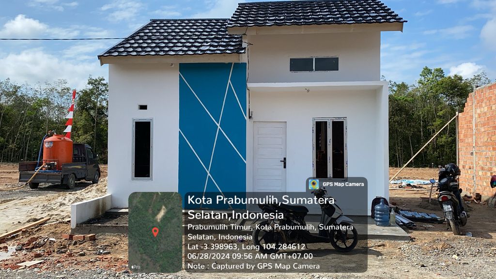 foto tampak rumah tipe 36 Rsh perumahan MAHARDIKA REGENCY
