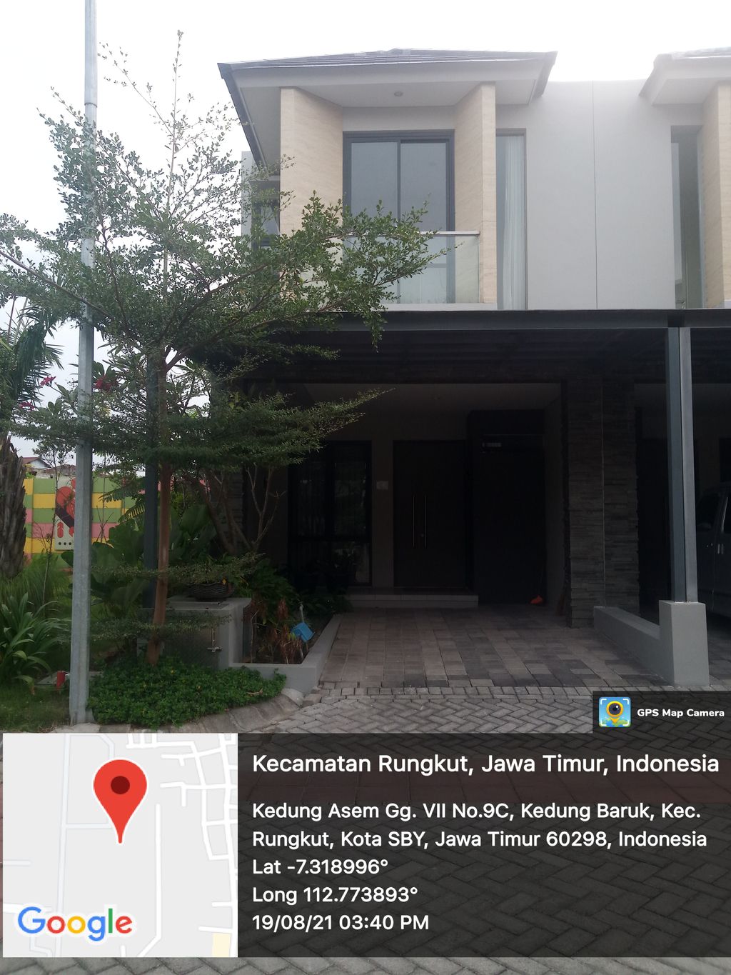 foto tampak rumah tipe GARDENIA perumahan SPRINGVILLE RESIDENCE 2 PHASE