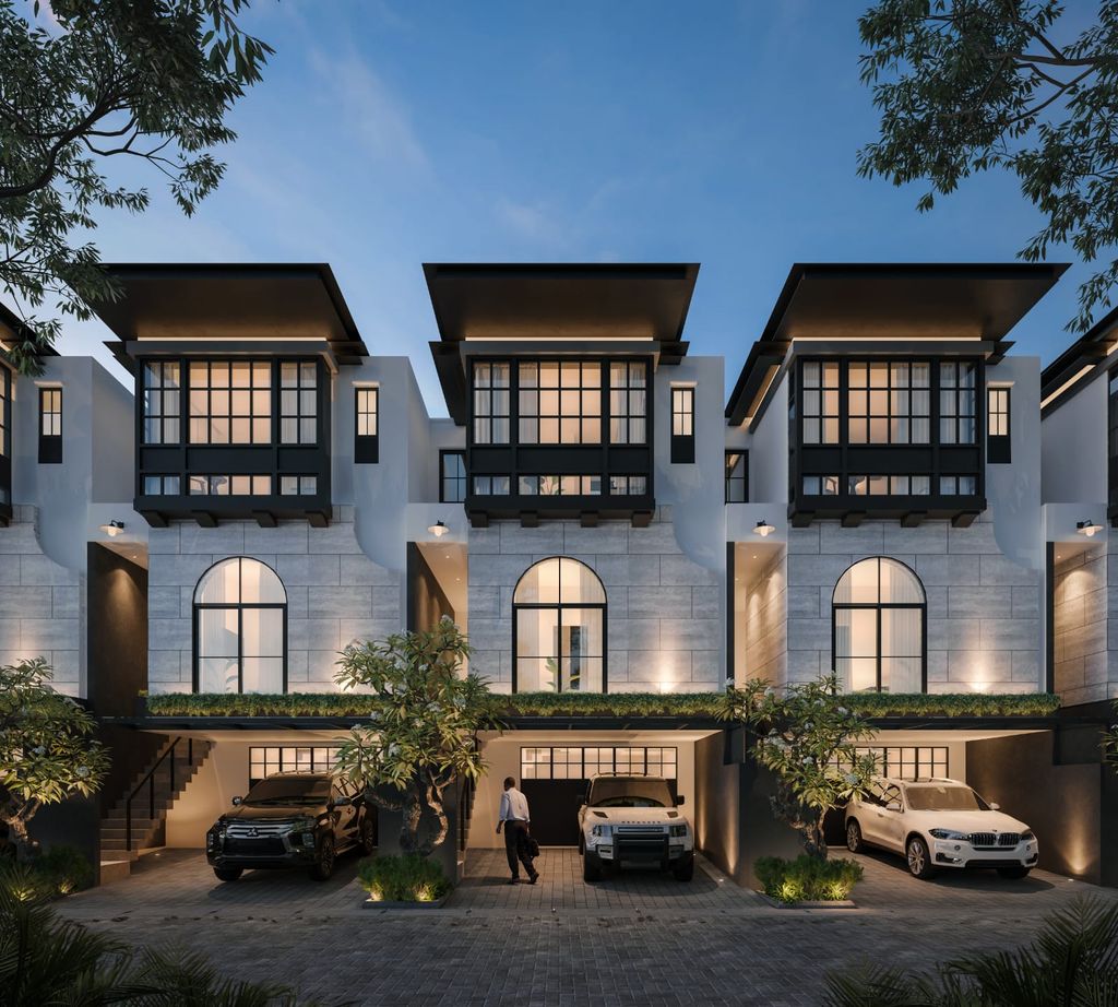 foto tampak rumah tipe Lebar 6 perumahan PRECIUM SIMATUPANG