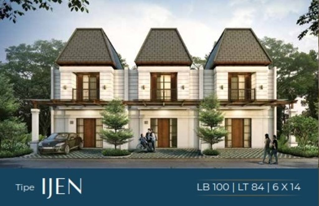 foto tampak rumah tipe Ijen perumahan Vida Bekasi - Cluster Kencana