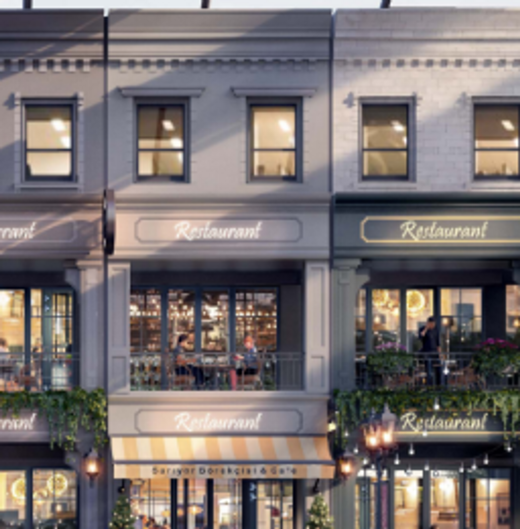 foto tampak rumah tipe SHOPPING ARCADE BOULEVARD perumahan Rukan Osaka