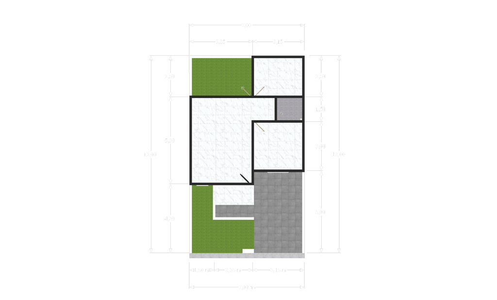 foto denah rumah tipe 45/84 perumahan Parahyangan Residence