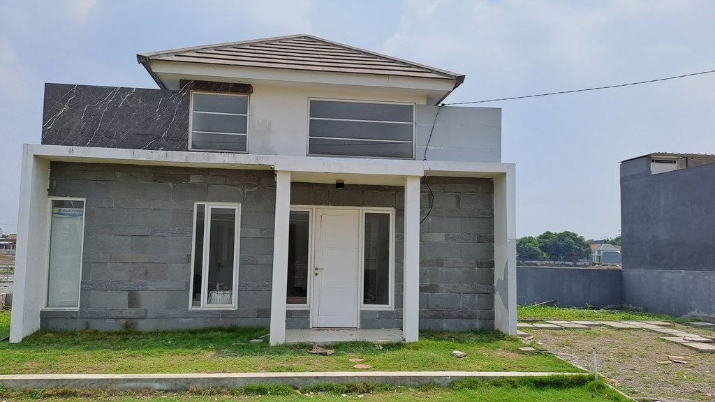 foto tampak rumah tipe GARDEN PLUS (C) 572.000.000 perumahan VICTORY LAND
