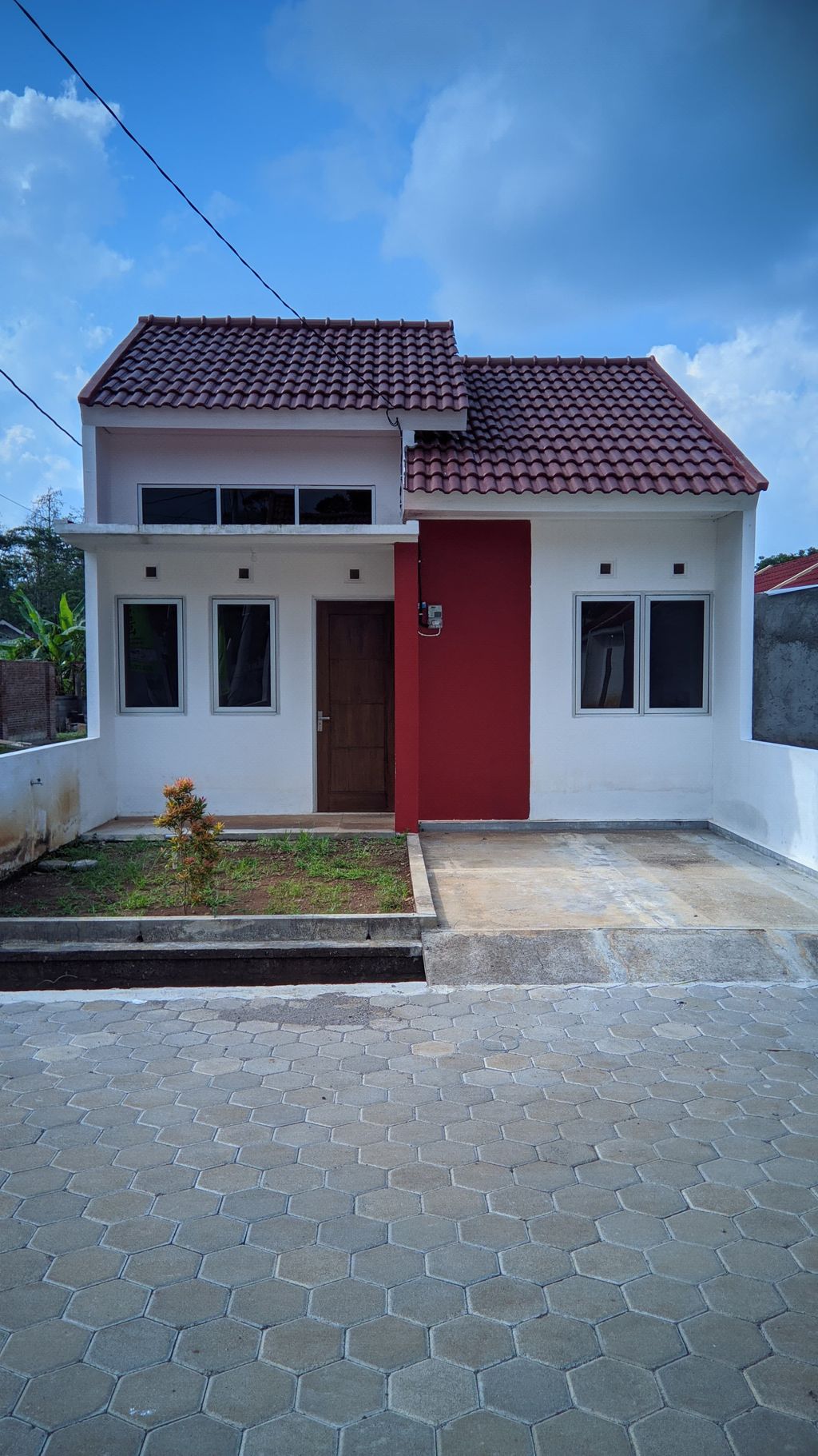 foto tampak rumah tipe 36/84 perumahan PERUMAHAN TELAGA PERSADA ASRI