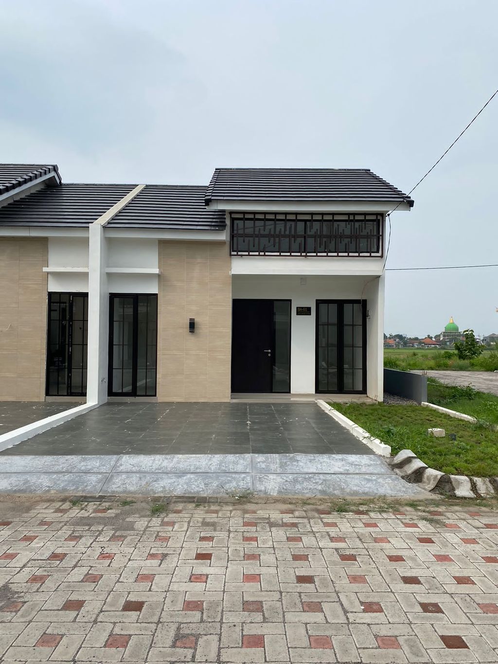 foto tampak rumah tipe JEANETTE+ ((BA)) perumahan VICTORY LAND