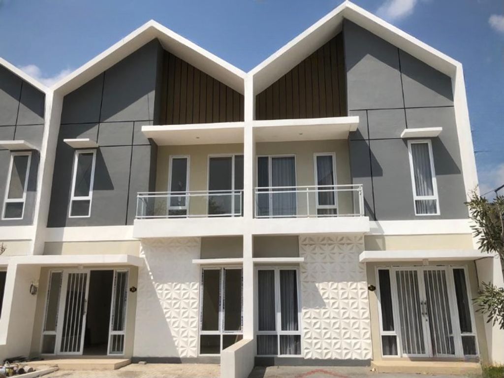 foto tampak rumah tipe ASTER perumahan DREAMLAND PESANTREN