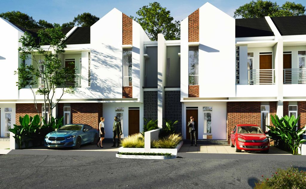 foto tampak rumah tipe 78/90 perumahan Buana Tamansari Raya