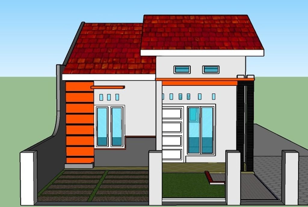 foto tampak rumah tipe 36 perumahan GRIYA ALAM SAKTI