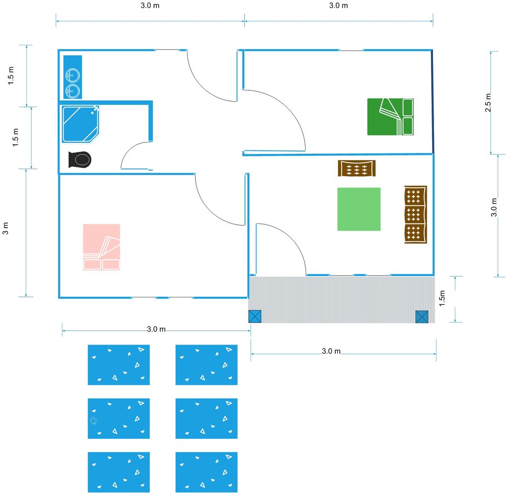 foto denah rumah tipe 36 perumahan GRIYA ALAM SAKTI