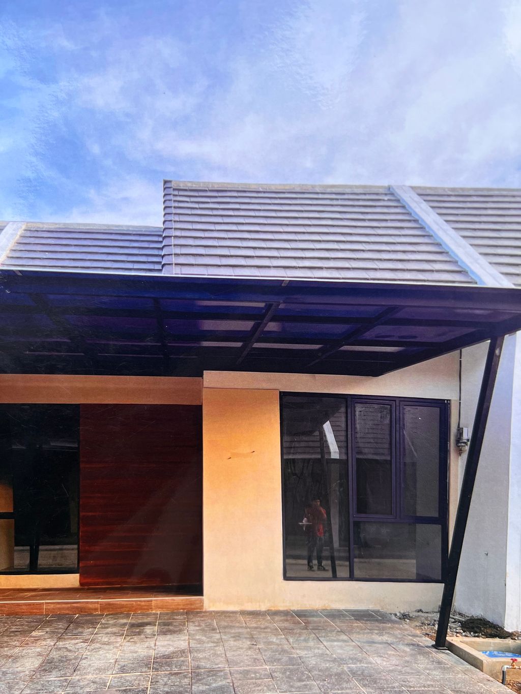 foto tampak rumah tipe PIANTA 931 perumahan MUTIARA GADING CITY CLUSTER MONACO & PARIS