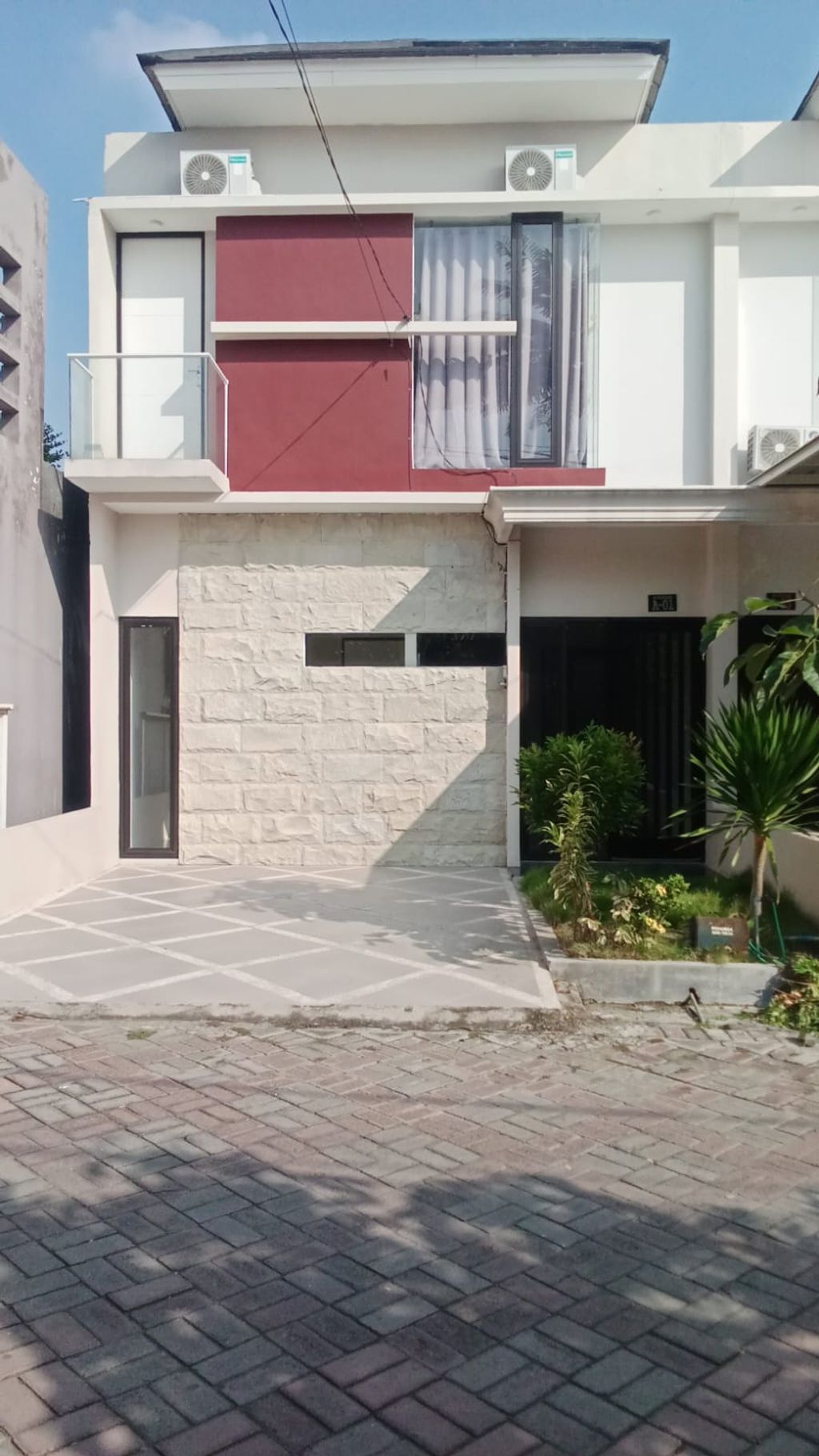 foto tampak rumah tipe AVRELIA perumahan MUARA GARDEN