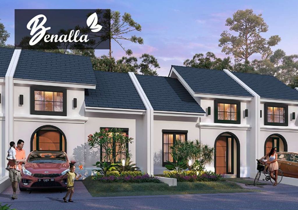 foto tampak rumah tipe BENALLA 2 perumahan CITRALAND TANJUNG MORAWA