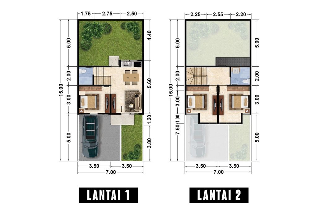 foto denah rumah tipe Belfield perumahan CITRALAND TANJUNG MORAWA