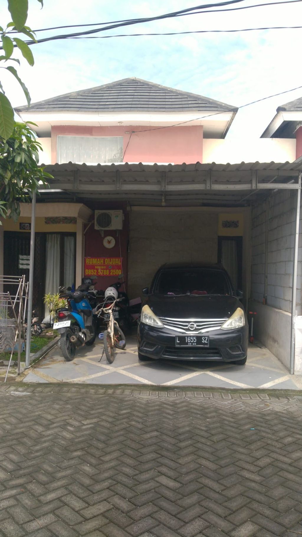 foto tampak rumah tipe LANTANA 36x60 perumahan MUARA GARDEN