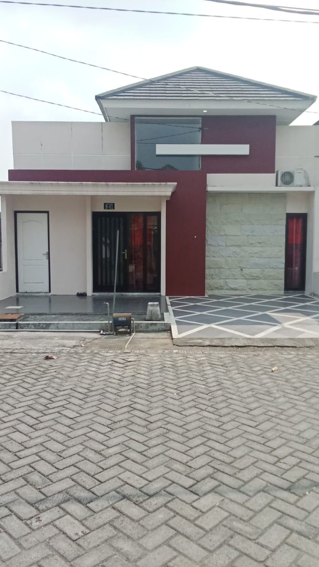 foto tampak rumah tipe LANTANA 36x60 perumahan MUARA GARDEN