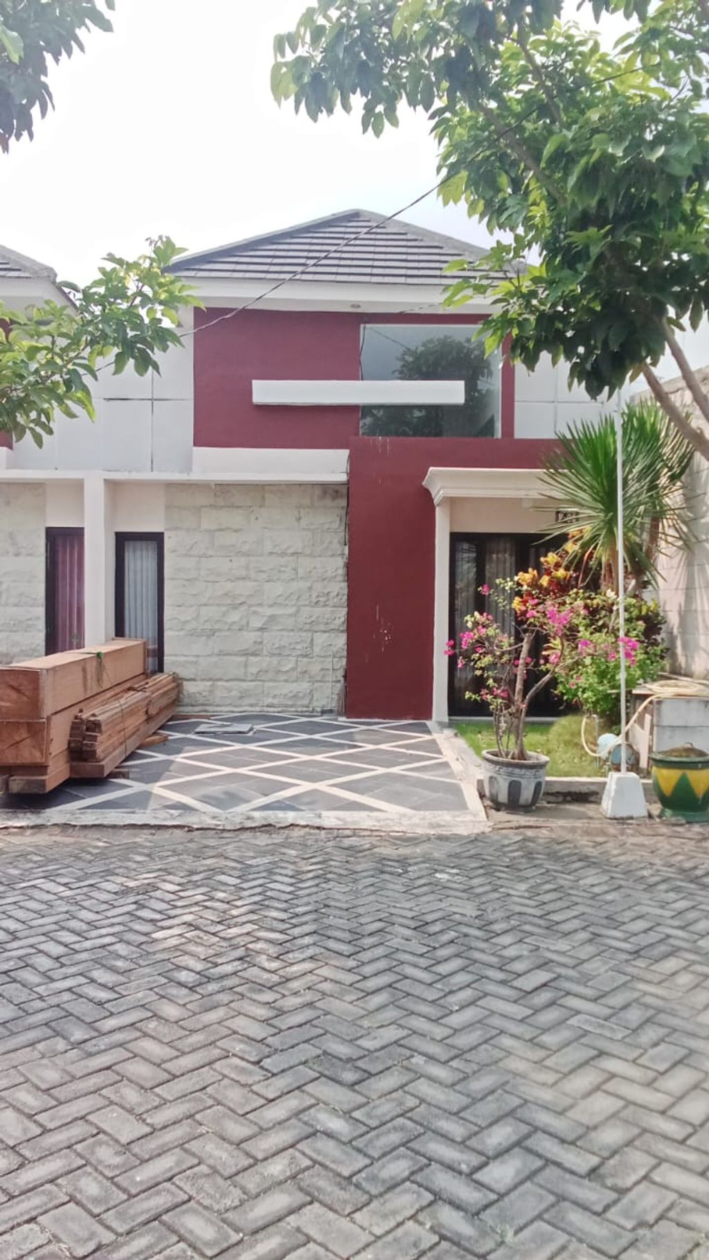 foto tampak rumah tipe LANTANA 36x60 perumahan MUARA GARDEN