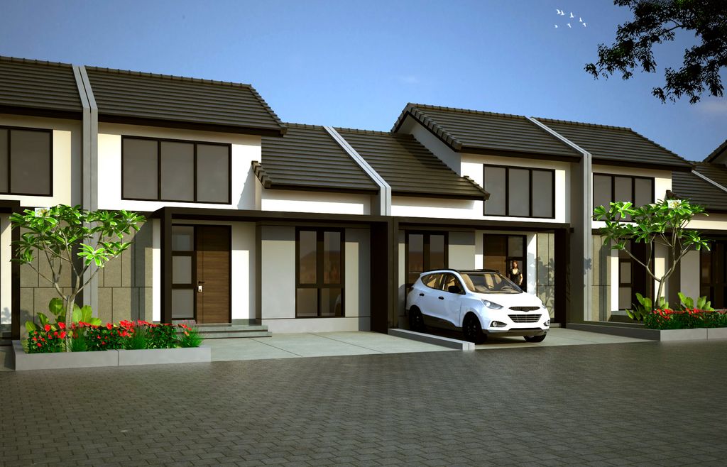 foto tampak rumah tipe 93/51 D perumahan KSO PURI CEMPAKA