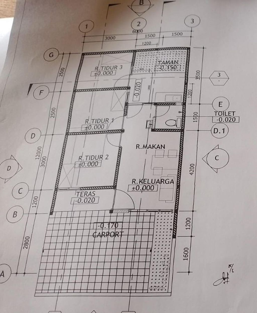 foto denah rumah tipe LE RICHE 592 perumahan Mutiara Gading City Cluster New Liverpool Tahap 1
