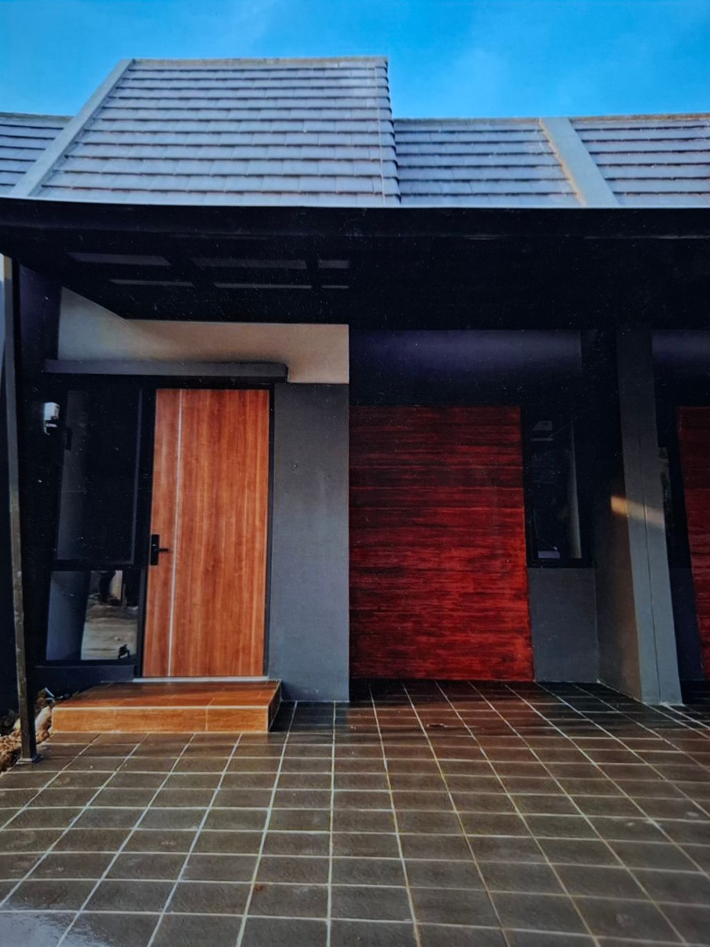 foto tampak rumah tipe MUSSE 888 perumahan MUTIARA GADING CITY CLUSTER MONACO & PARIS
