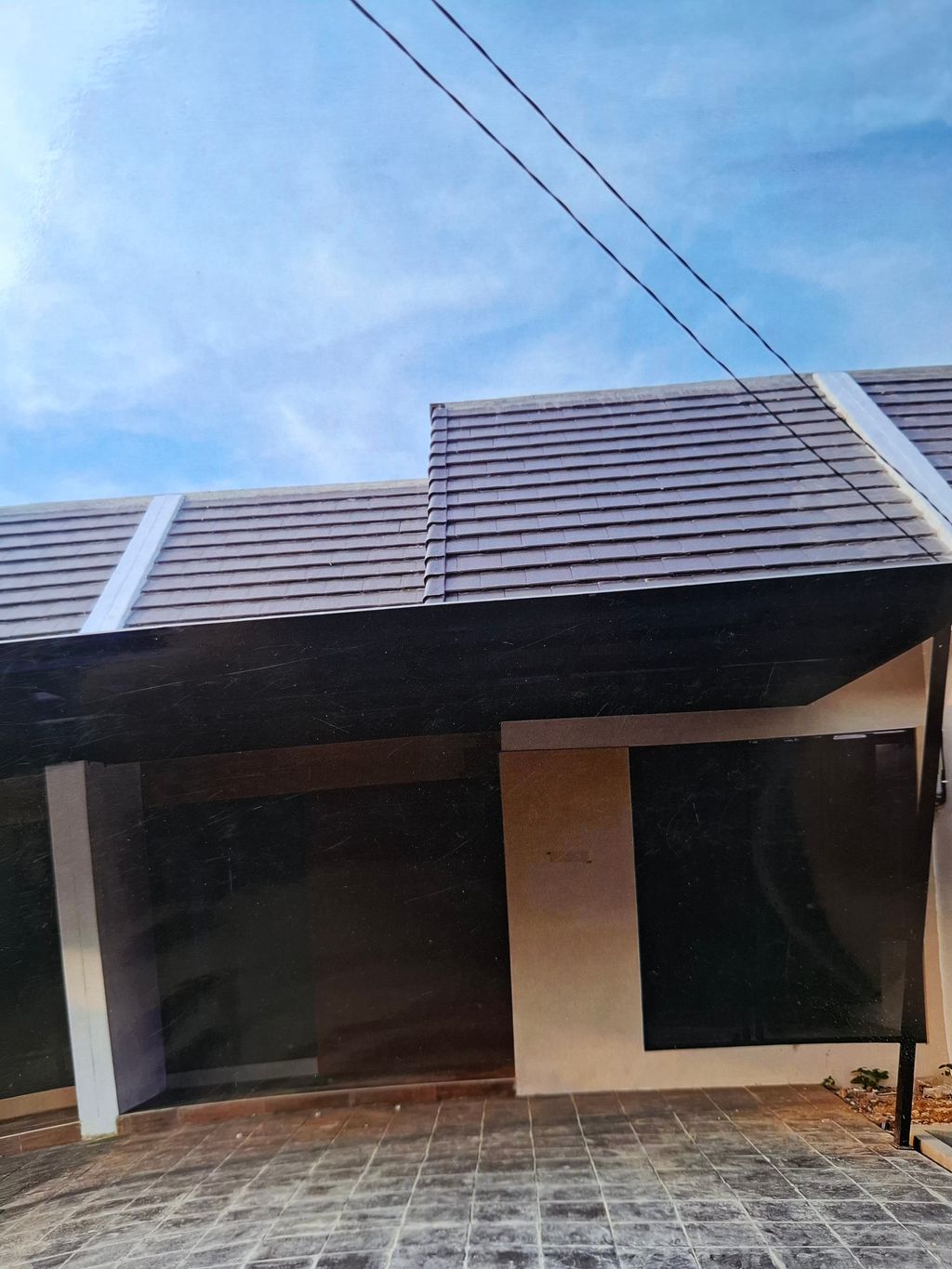 foto tampak rumah tipe PIANTA 824 perumahan MUTIARA GADING CITY CLUSTER MONACO & PARIS