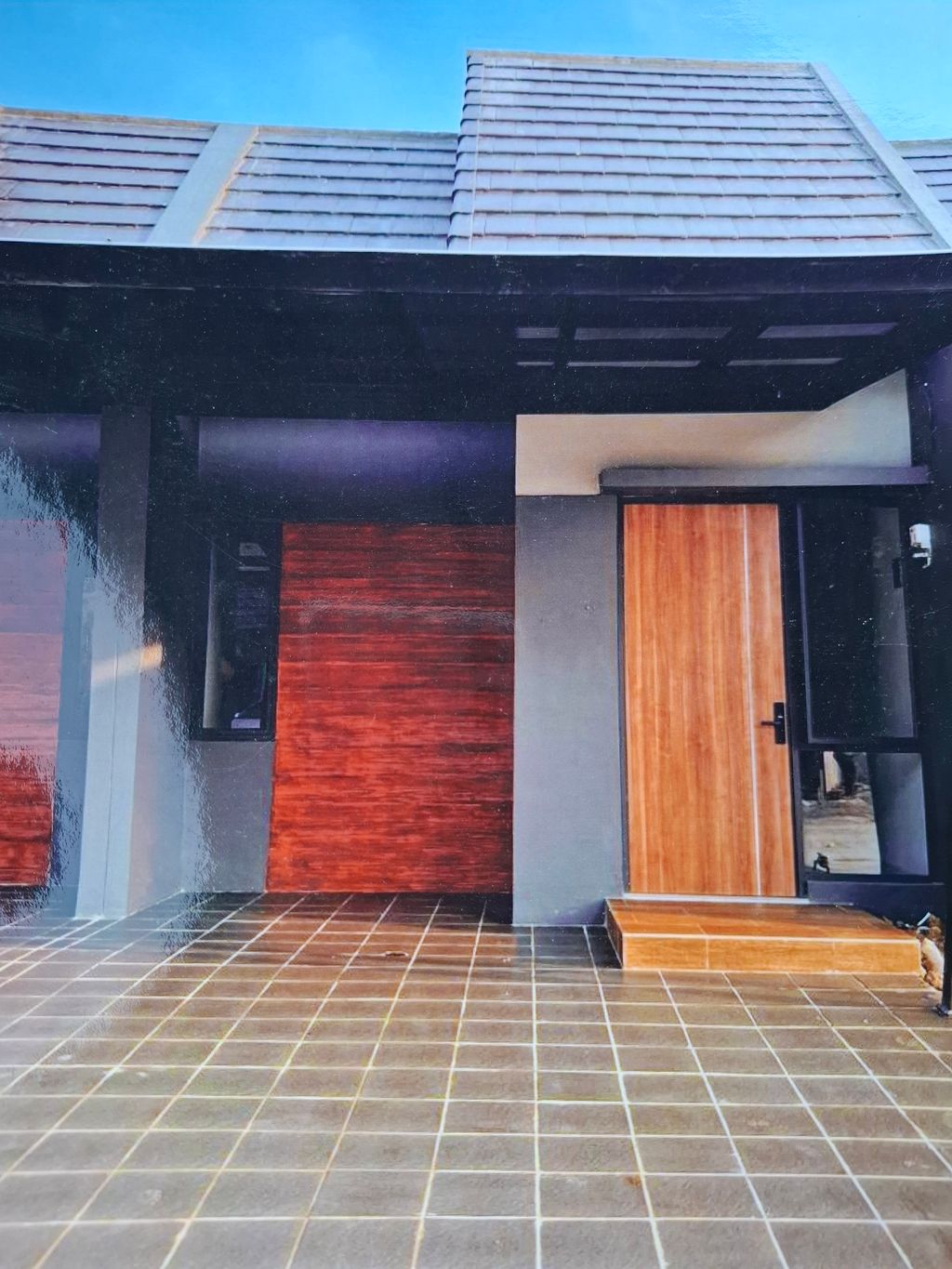 foto tampak rumah tipe MUSSE 723 perumahan MUTIARA GADING CITY CLUSTER MONACO & PARIS