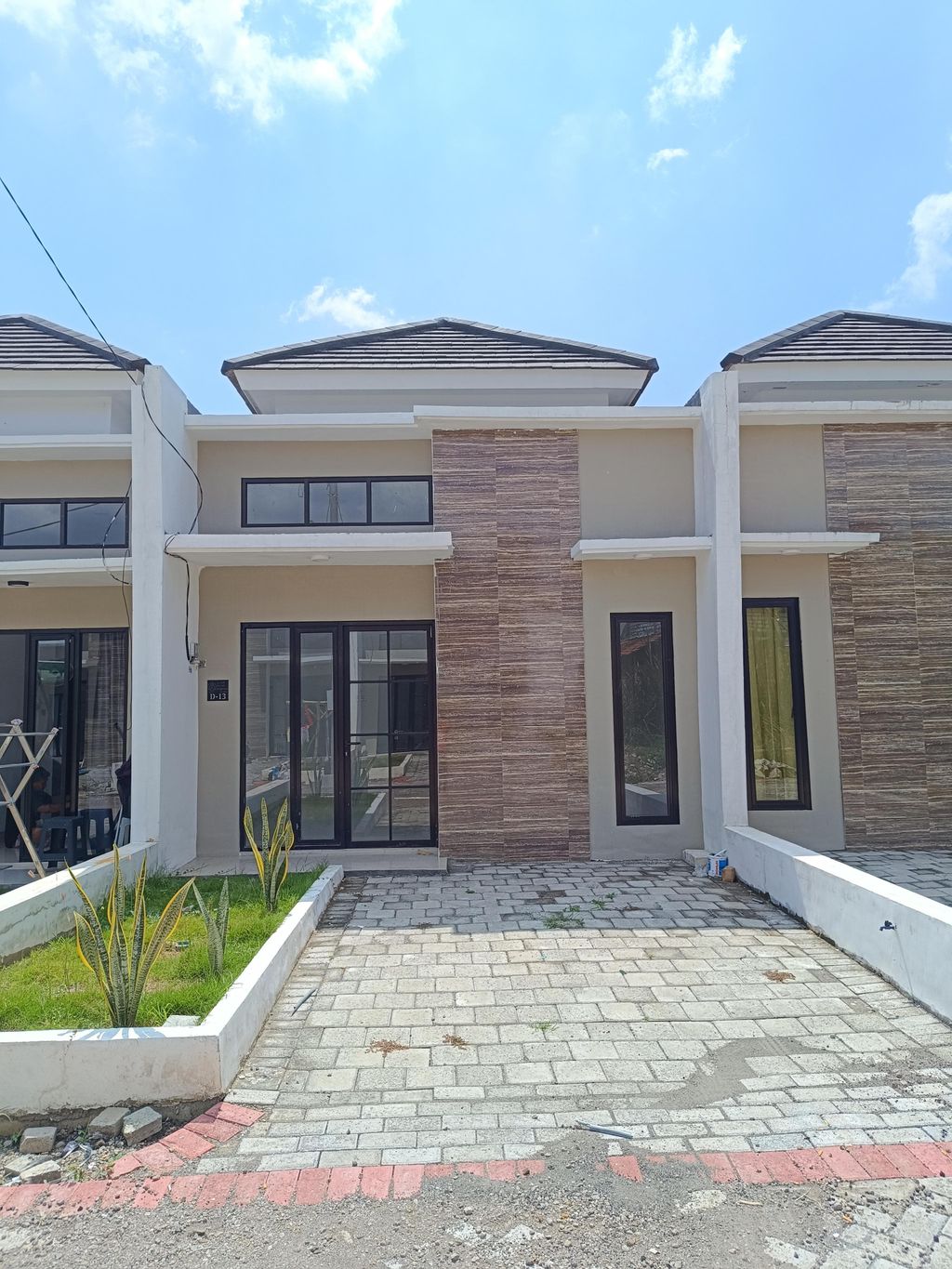 foto tampak rumah tipe 36/72 perumahan GRAND NORTH REGENCY