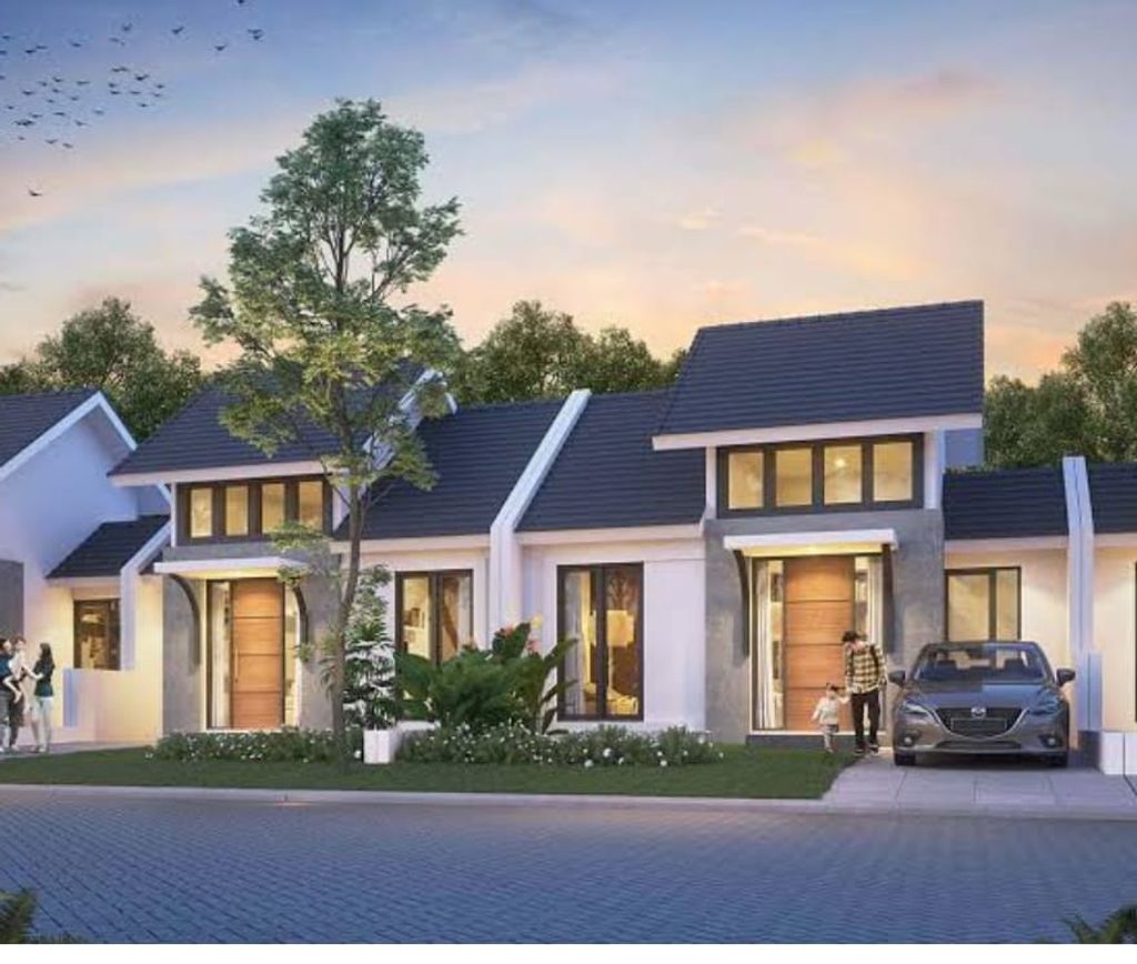 foto tampak rumah tipe MOGAMI B perumahan CITRAHARMONI - CLUSTER STAMFORD