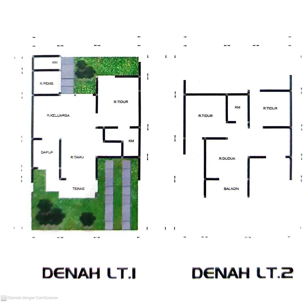 foto denah rumah tipe 86 perumahan BUANA SOETTA RESIDENCE