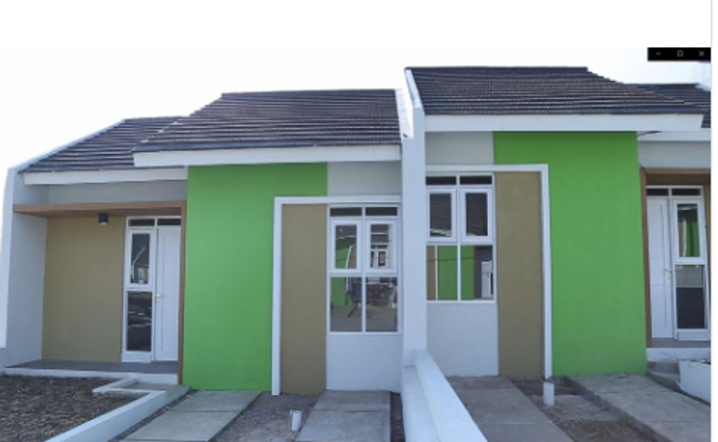 foto tampak rumah tipe 34/72 perumahan BUANA CICALENGKA RAYA 2