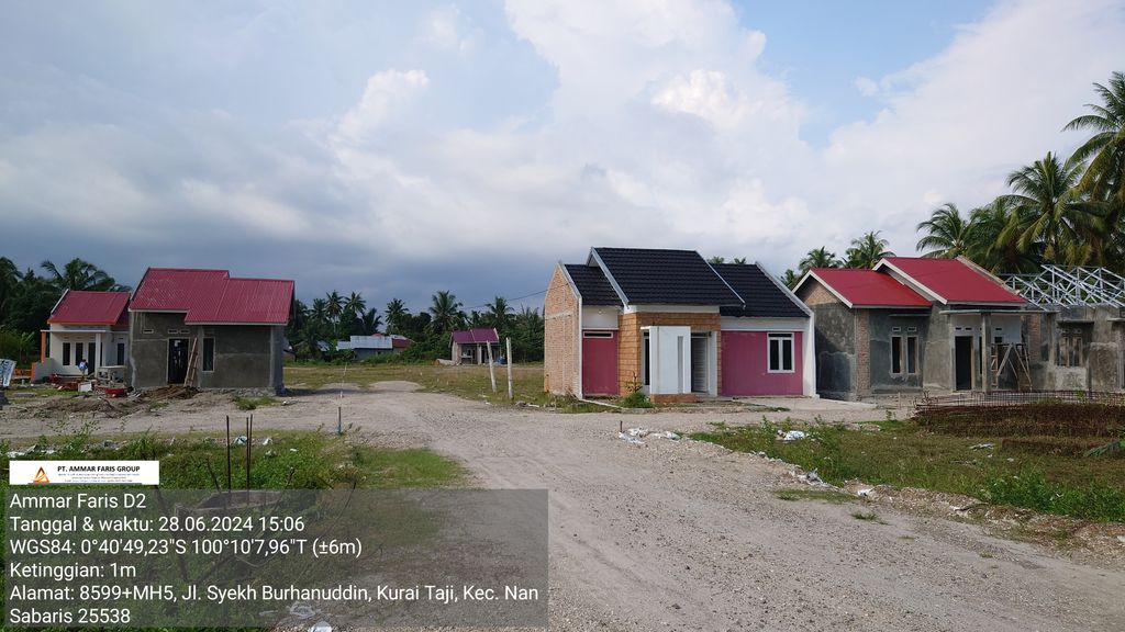 foto posisi tengah perumahan AMMAR FARIS RESIDENCE