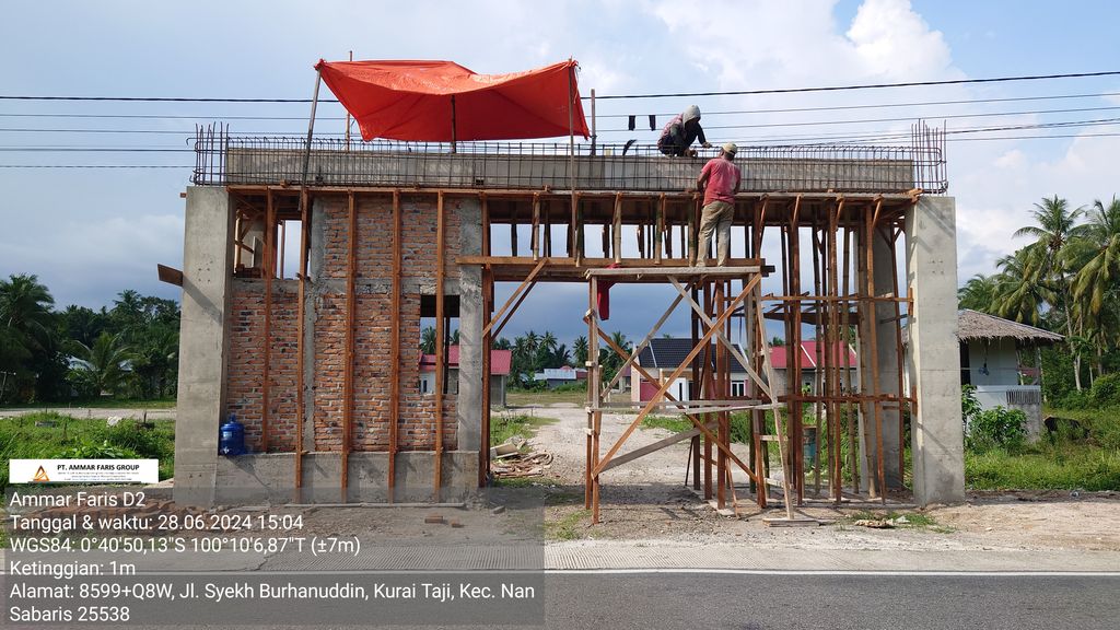 foto gerbang perumahan AMMAR FARIS RESIDENCE