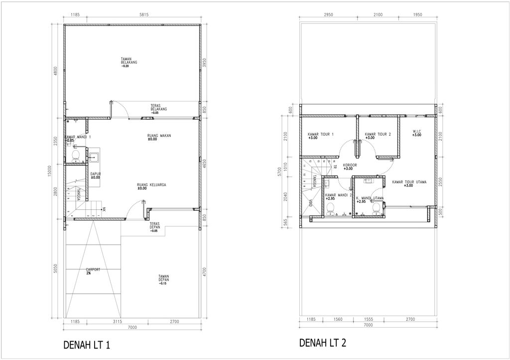 foto denah rumah tipe MD-0029 perumahan Rolling Hills 6
