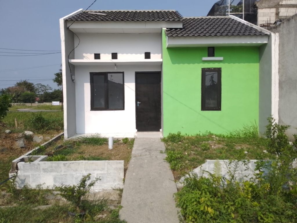 foto tampak rumah tipe 36/81 (HOOK) perumahan PURI LESTARI