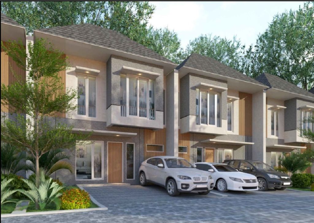 foto tampak rumah tipe 61 BARU perumahan Newtown Park