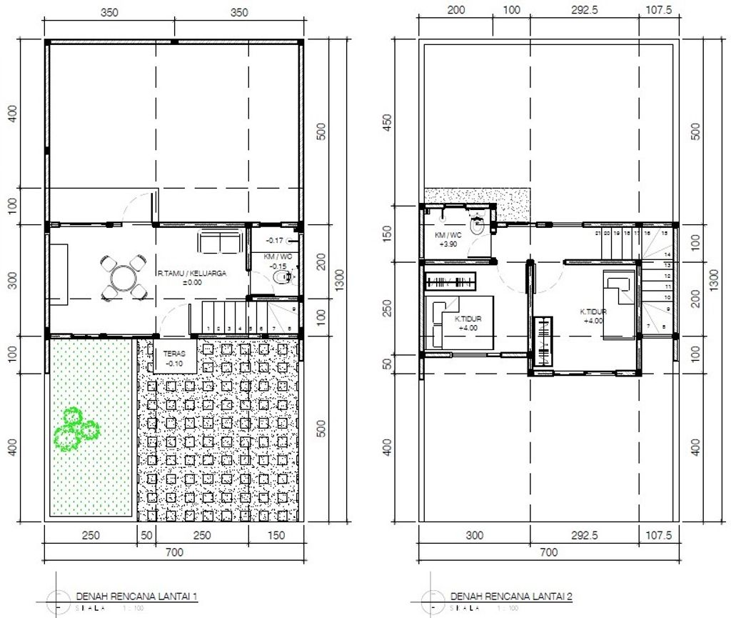 foto denah rumah tipe 46 BARU perumahan Newtown Park