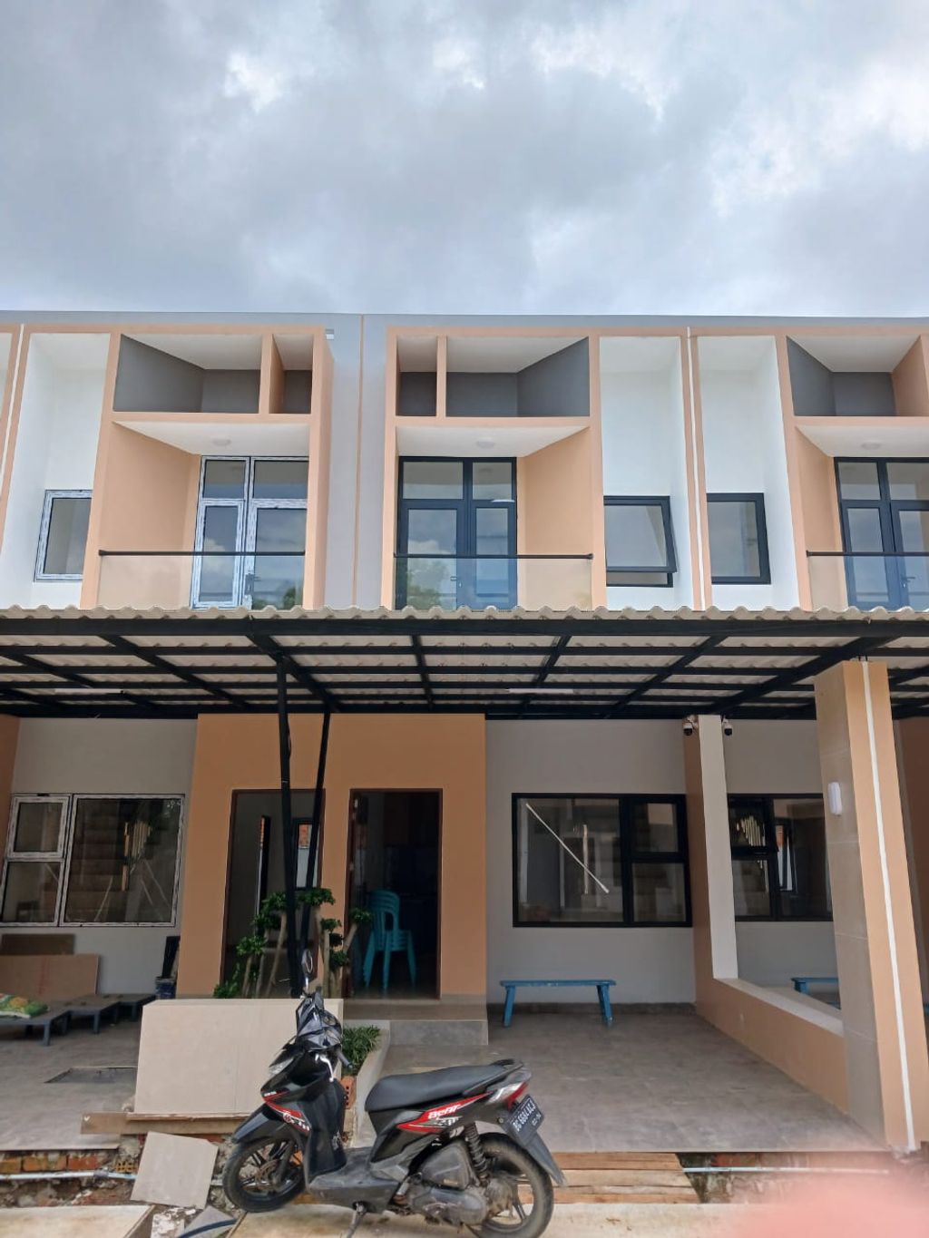 foto denah rumah tipe Axel 55 perumahan Royal Central Park