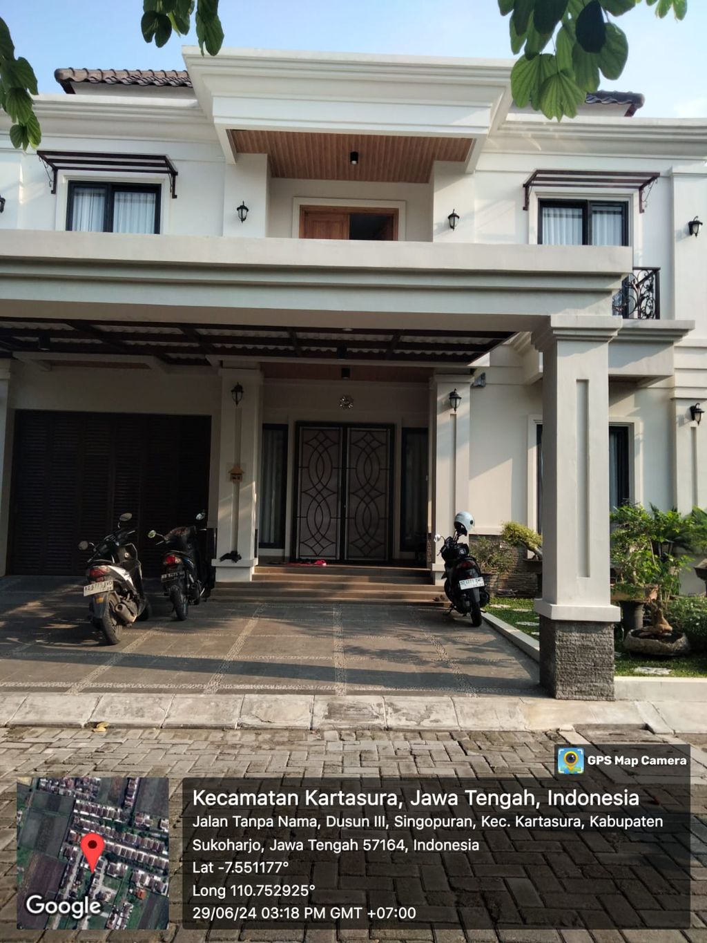 foto tampak rumah tipe PONDOK INDAH perumahan PERMATA BOTANICAL