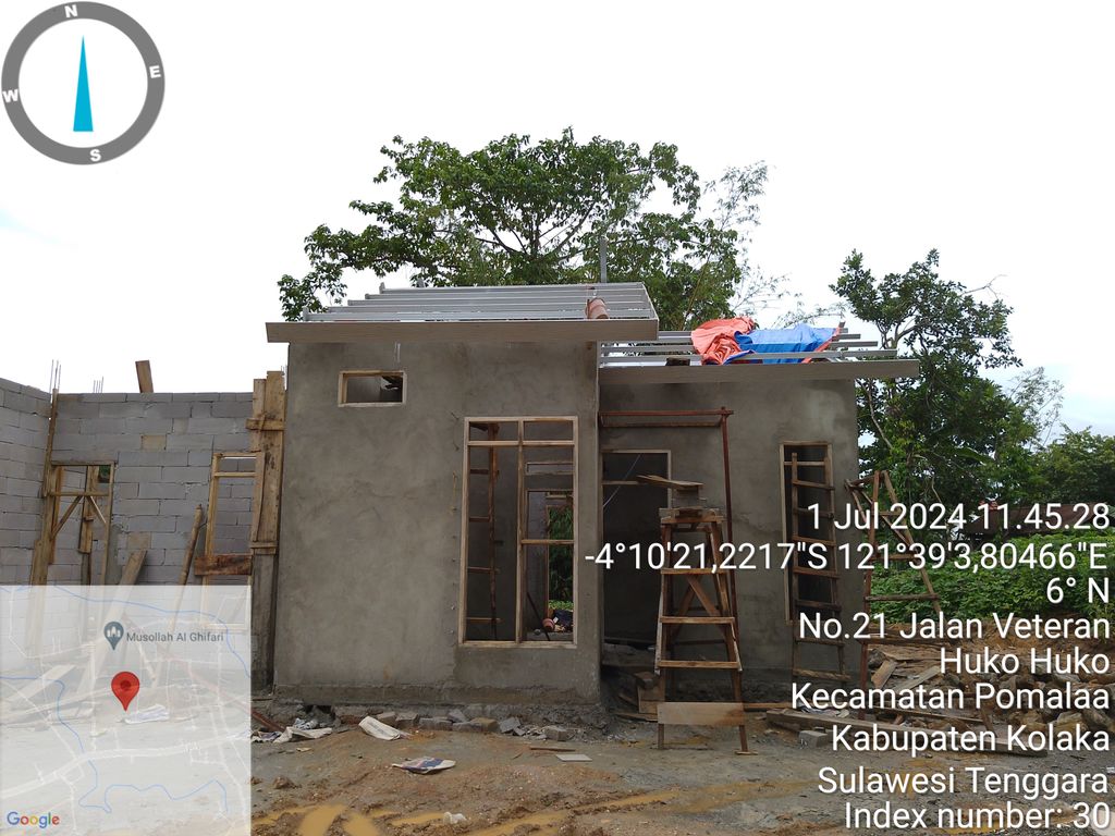 foto contoh rumah perumahan BUMI POMALAA PERMAI