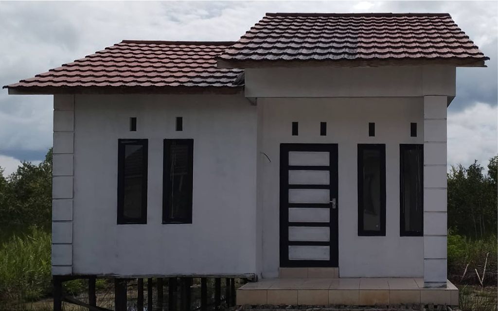 foto tampak rumah tipe Standar perumahan GRAHA APP (Alam Puntik Permai)