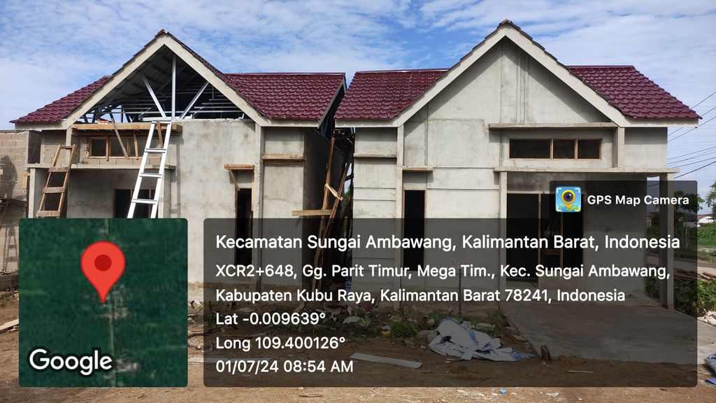 foto contoh rumah perumahan STAR BORNEO RESIDENCE 7 LANJUTAN